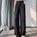 Silky Straight-Leg Trousers For Women – Cooling & Flowy Wide-Leg Office Pants (S-5XL, Wrinkle-Free Polyester, Business Casual, Breathable Fabric)_viptrois.com