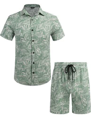 2026 New Men's Beachwear Set For Summer - 2-piece Floral Shirt And Shorts_viptrois.com