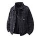 Men's Clothing Denim Men's Jacket Spring And Autumn New Style Lapel Embroidered Cardigan American Retro Autumn Thick Men's Coat_viptrois.com