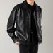 Men's Clothing Autumn Light Mature Style Men's Leather Jacket Trendy Motorcycle PU Jacket Casual Handsome Spring And Autumn Style Leather Jacket_viptrois.com