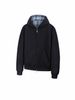 Reversible Zip-Up Hoodie For Men – Oversized Dual-Wear Streetwear Jacket, Black & Gray, M-2XL, Unisex Heavyweight Pullover With Hood_viptrois.com