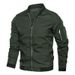 Coat Men's Jacket Stand-Up Collar Blue Men's Jacket_viptrois.com