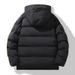 New Men's Thickened Jacket Trendy Autumn And Winter Hooded Short Workwear Bread Down Cotton Coat_viptrois.com
