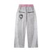 Men's Clothing Streetwear Hoodie & Jogger Set – Oversized Printed Tracksuit With Double Waistband, Drop Shoulder & Stripe Accents (Polyester-Spandex)_viptrois.com