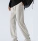 2025 New Cotton Casual Sports Trousers Men's Hong Kong Style Loose Leg Sweatpants Knitted Skinny Pants Casual Versatile_viptrois.com