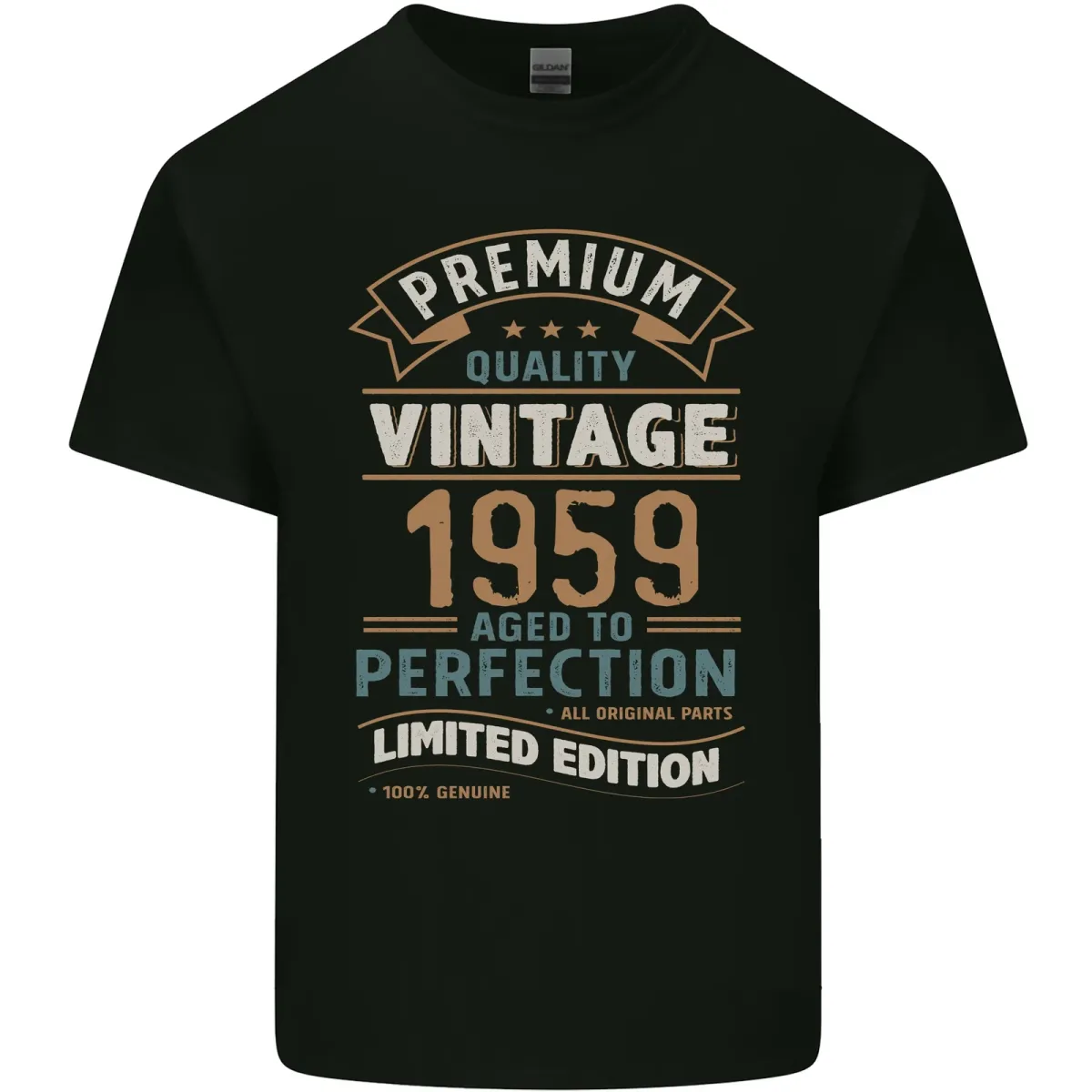 Premium Vintage 66th Birthday 1959 Mens Cotton T-Shirt Mens Womens Tees Top Tee Top_viptrois.com