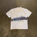 Urban Skyline Oversized Cotton T-Shirt, Heavyweight 250gsm Premium Tee With Cityscape Print, Unisex Streetwear Comfort Fit For Men And Women_viptrois.com