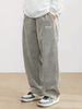 Men's Clothing Autumn And Winter Loose Wide Leg Pants Solid Color Simple And Fashionable Overalls_viptrois.com