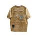 Streetwear Bad Boy Embroidery T-Shirt – Oversized Men's Graphic Tee With Edgy Print (M-3XL, Black/White/Beige)_viptrois.com
