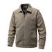 Men's American Flight Jacket, Autumn And Winter Knitted Long-sleeved Cardigan, Simple Men's Wear_viptrois.com