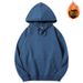 Unisex Fleece-Lined Hooded Sweatshirt - Soft & Warm Pullover For Workwear, Uniforms & Casual Wear (15 Colors, M-XXXXXL)_viptrois.com