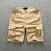 K Shorts Men's Casual Camouflage Workwear Five Quarter Pants Comfortable Outerwear Youth Pants_viptrois.com