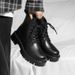European Warm Series Xueyunxuan Off-Size Genuine Martin British Style High-Top Winter Leather Shoes Black Ankle Boots For Men_viptrois.com
