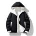 New Double-sided Wear Velvet Couple Padded Jacket Winter Men's Tooling Jacket Waterproof Padded Jacket_viptrois.com