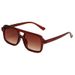 Men's Retro Square Frame Sunglasses - Double Beam Design With UV400 Protection & Ocean Lens (Trendy Multi-Color Options)_viptrois.com