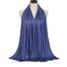 Hot Selling Solid Color Mercerized Cotton Headscarf Soft Versatile Autumn Winter Warm Shawl Jersey Scarf_viptrois.com