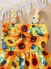 Kids' Clothing Summer Full Body Printed Suspender Dress_viptrois.com