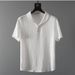 Summer New Trendy Set Men's Thin Korean Short Sleeved Pants Fashion Sports Set_viptrois.com