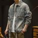 Men's Clothing All Match Trendy High Street Retro Style Sequined Fashionable Denim Jacket All Match Handsome Trend_viptrois.com