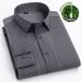 Men's Bamboo Fiber Print Shirt | Stretch & Wrinkle-Free Long Sleeve Casual Shirt_viptrois.com