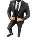 Three piece for the groom and groomsman, wedding banquet, oversized suit_viptrois.com