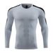Men's Clothing Tights Long-Sleeved T-Shirt High Elastic Quick-Drying Breathable Sports Running Training Fitness Clothes Round Neck_viptrois.com