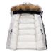 Pulse Me's Jacket Autum Witer New Workwear Parka Thickeed 90% White Duck Dow Mid-Legth Detachable Fur Collar Coat For_viptrois.com