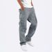 Men's Clothing Ashionable Workwear Casual Pants For Men, Drawstring, Multi Pocket Long Pants, Available Independent Websites In Europe And America_viptrois.com