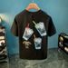 Summer Trendy Brand Cup Pattern Printing Short-sleeved T-shirt Men's Youth Crew Neck Versatile Design Sense Pure Cotton Ruffian Handsome Top_viptrois.com