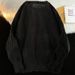 Men's Clothing Knit Sweater With Lace Hollow-Out Design, Round Neck Pullover, Solid Color Couple's Fashion, Retro Loose Fit Korean Style Layering Top_viptrois.com