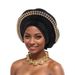 hot selling S Diamond Heavy Industry Bright Silk Layered Bandage Hat Nigerian Wedding Party Baotou Hat African Hat_viptrois.com