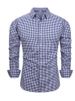 K New Elastic Casual Plaid Shirt Retro Shirt For Men_viptrois.com