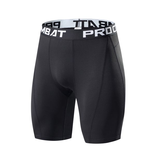 Men's tight shorts Quick drying Sports Fitness pants High stretch training Running track Breathable five cent leggings_viptrois.com