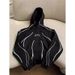 Y2K Retro Striped Hoodie - Unisex Oversized Pullover Sweatshirt For Streetwear & Casual Fashion_viptrois.com