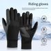 Cycling Gloves Outdoor Cycling Warm Gloves Non Slip And Water Resistant Touch Screen Fishing Sports Running Cycling Gloves Autumn And Winter_viptrois.com
