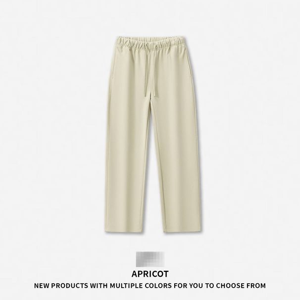 Men's Heavyweight 420GSM Fleece Sweatpants - Clean Fit Straight Leg Casual Pants For Men, Relaxed Fit, Breathable Cotton, Multiple Colors_viptrois.com