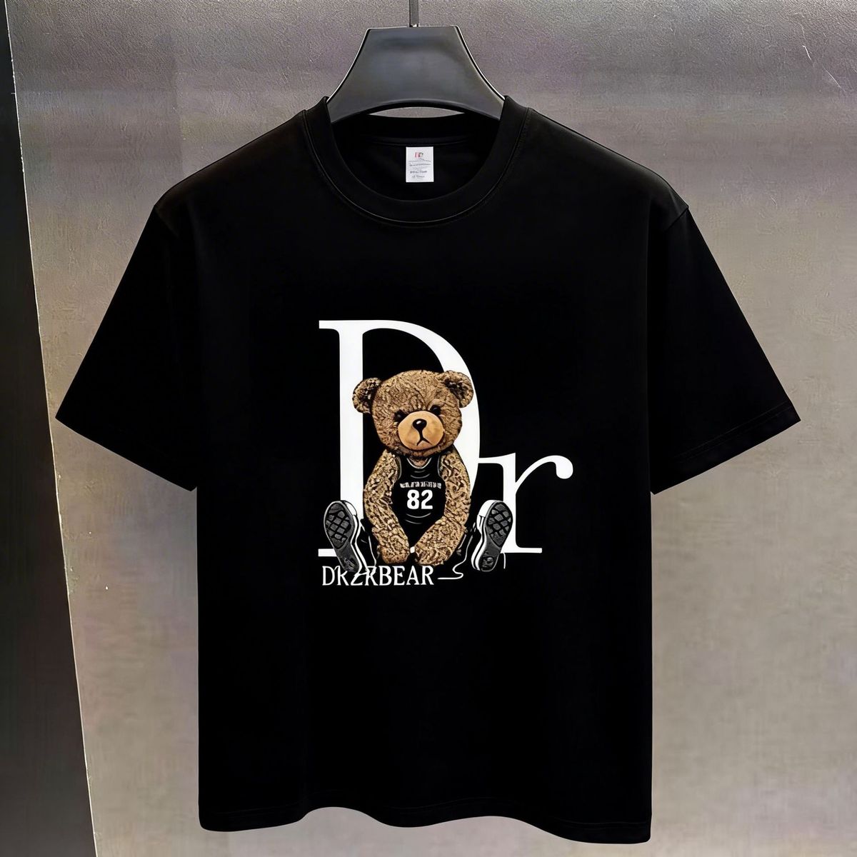 Men's Clothing DR Bear-themed T-shirt - Trendy And Versatile Street Style_viptrois.com