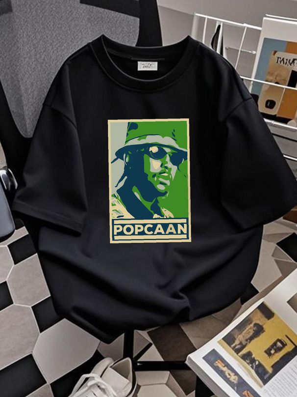 Popcaan T-Shirt Men & Women Great Is He T-Shirt Unisex T-Shirts, We Caa Done Stretched Stylish Designer Clothes Fashion Homme_viptrois.com