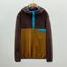 Men's Clothing Unisex Fleece-Lined Hoodie - Color Block Pullover With Brushed Interior, Winter Streetwear Essential (Blue/Gray, Coffee, S-XL)_viptrois.com