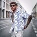 Men's Clothing Short Sleeve Beach Shirt Digital Printing Shirt_viptrois.com