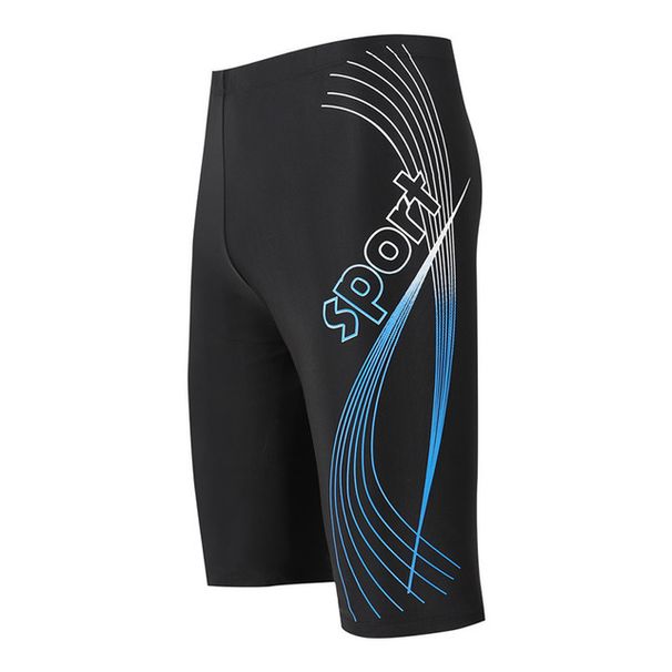 Man's clothing Men's swimming trunks sports fitness plus size men's swimming trunks Good fabric five-minute swimming trunks_viptrois.com
