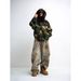Men's Clothing Vintage Wash Distressed Denim Jeans - Unisex Baggy Wide Leg Cropped Pants With Unique Washed Effect (Brown, S-XXXL)_viptrois.com