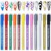 16 Colors Nail Art Graffiti Pen Acrylic Flower Wave Stripe DIY Painting Gel Polish Nail Brush Abstract Lines Drawing Tools_viptrois.com