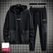Men's Clothing Casual Sports Suit Men's Sweatshirt Hooded Spring And Autumn Winter Trendy Loose Large Size Tops_viptrois.com