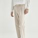Men's Clothing Spring And Summer Drape Design Trousers Men's Nine Point Trousers Straight Loose Trousers Men's Light Business Drape Casual Trousers_viptrois.com