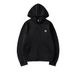 Men's High-Neck Zip Hoodie - 96% Polyester Blend Oversized Streetwear (Black/White/Gray/Pink/Red/Navy, S-XXXL)_viptrois.com