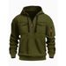 Men's Clothing Autumn And Winter Sweatshirt Casual Trend Zipper Pullover Sweatshirt Hoodie_viptrois.com