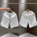 Men's Clothing Fashion Candy Color Seersucker Casual Shorts Breathable Quick Drying Beach Pants Sports Shorts_viptrois.com