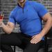Stand Up Collar Outdoor Hiking Half Zipper Sports Top, Marathon Running Fitness Training Suit, Quick Drying Men's T-shirt_viptrois.com