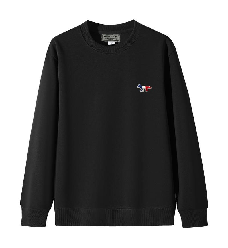 Fashionable Loose-fit Crewneck Sweatshirt, Street-style Autumn And Winter Top, Versatile Casual Outdoor Sweatshirt, FOX_viptrois.com
